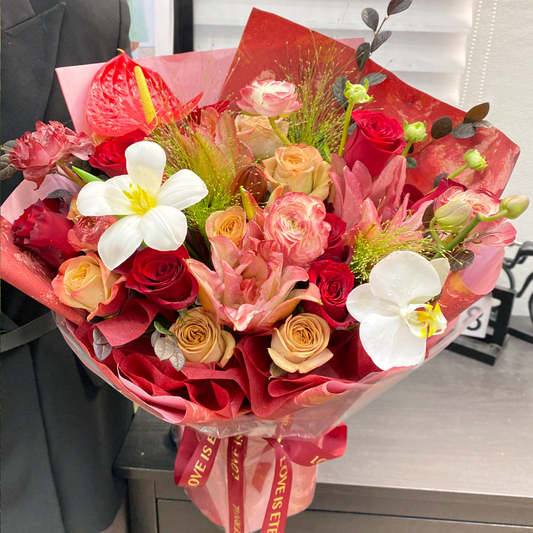 郁金香百合鮮花Lily Bouquet 全港即日送貨