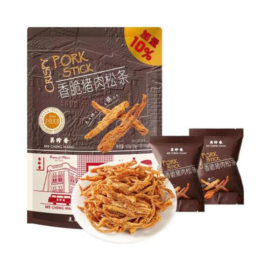 美珍香 香脆豬肉松條（加量10%）165g（15gx10+15g贈送）