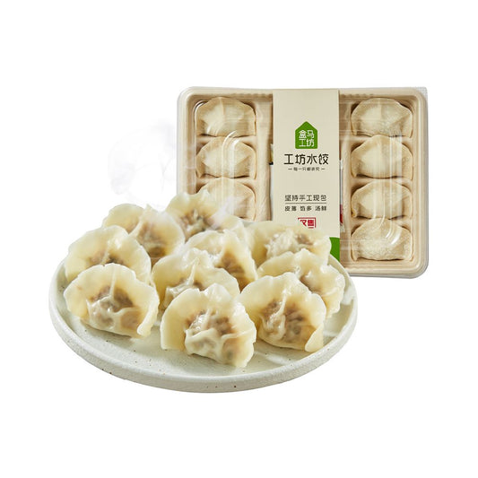 【手工現作】盒馬工坊 菌菇馬蹄鮮肉水餃-生 250g