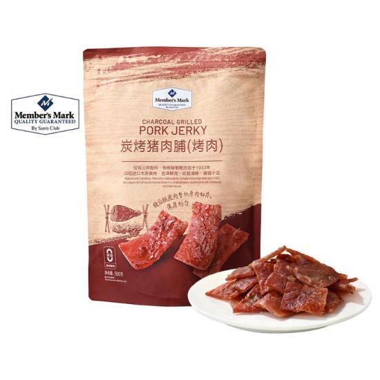 Member's Mark 炭烤豬肉脯(烤肉) 500g